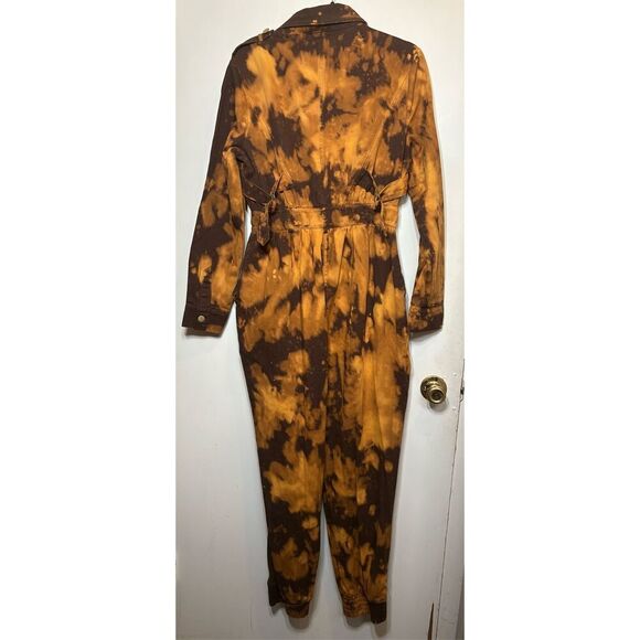 Femi Sepia Tye Dye Jumpsuit Denim size M - Picture 10 of 16